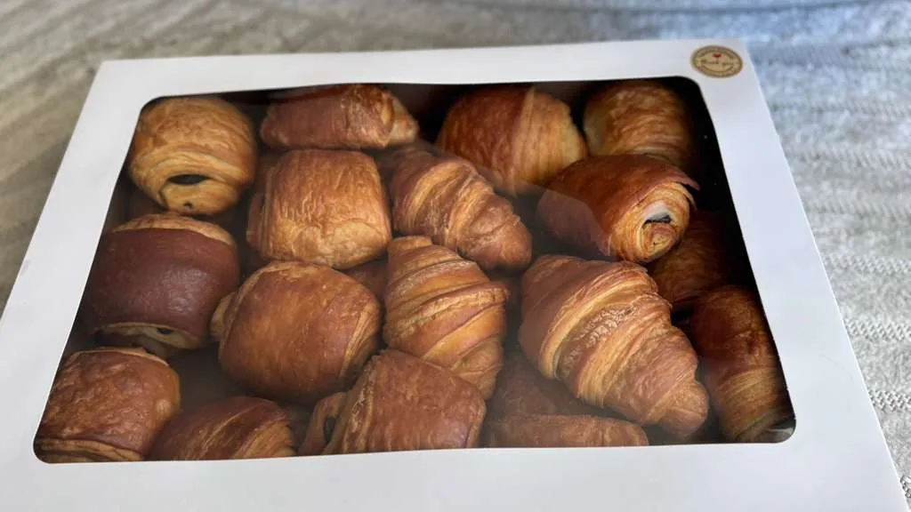 Assorted pastries prepared for catering