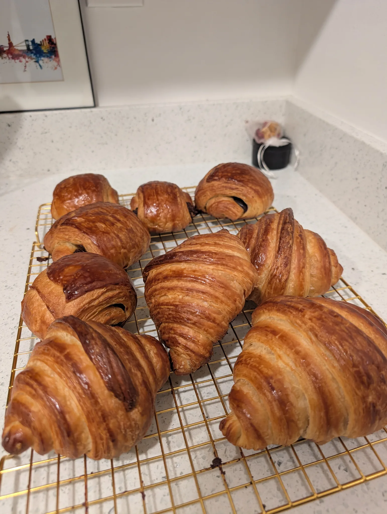Assorted pastries prepared for catering