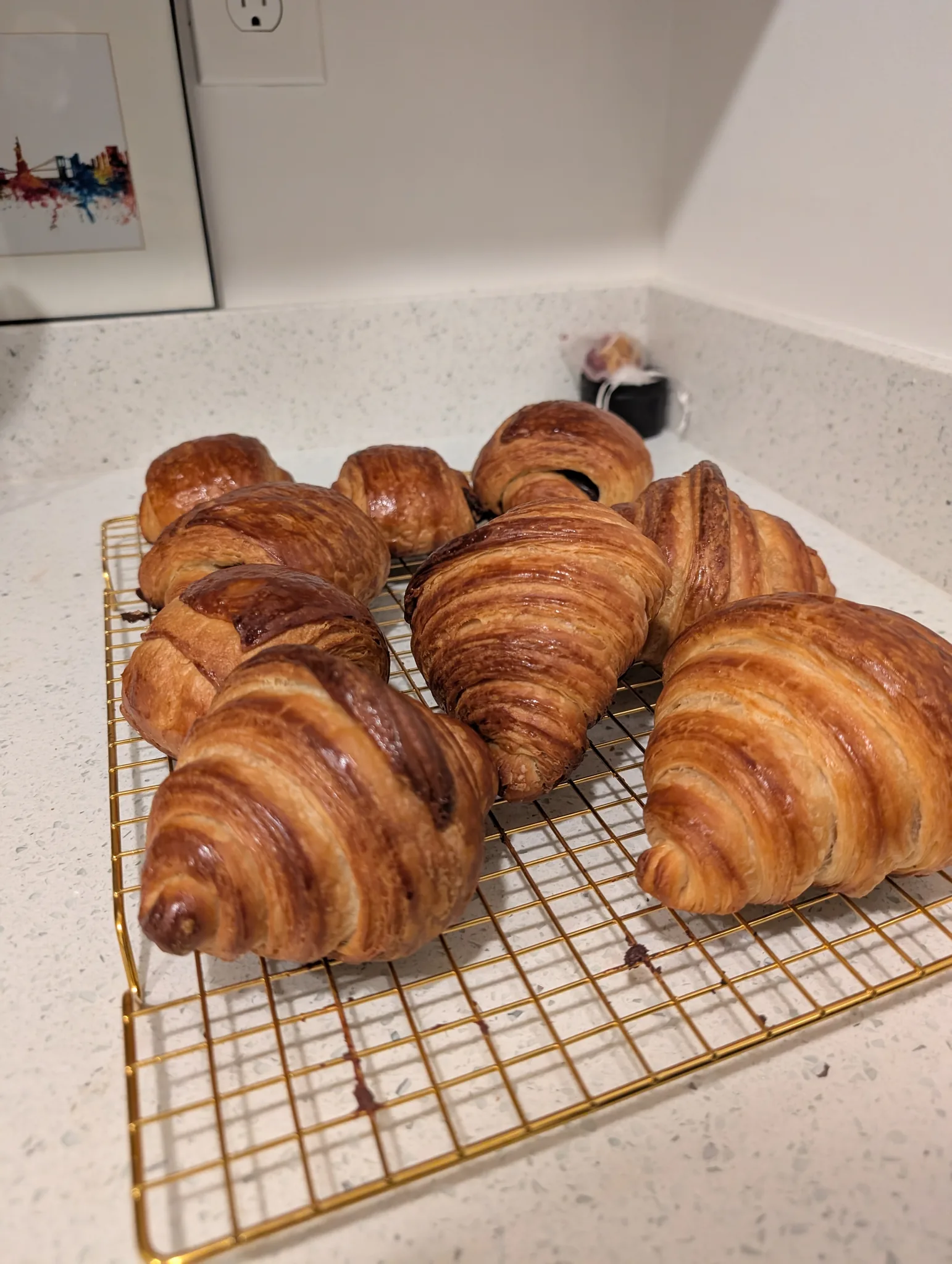 Assorted pastries prepared for catering
