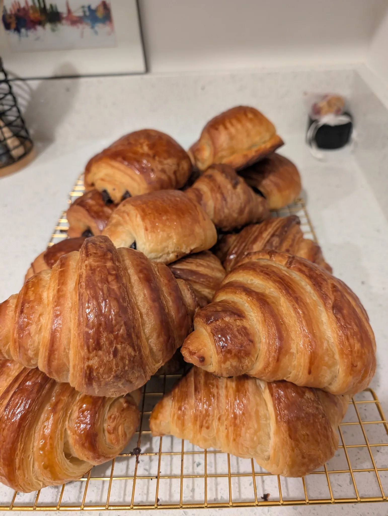 Assorted pastries prepared for catering